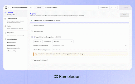 Kameleoon Graphical Editor :: Enhance your use of the Kameleoon WYSIWYG editor with the Kameleoon Graphical Editor extension.