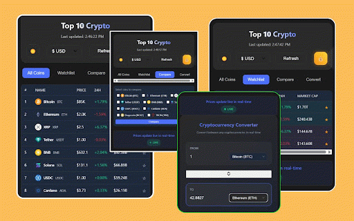 Top 10 Crypto Tracker :: Track the top ten cryptocurrencies by market cap