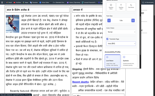 Universal Accessibility Helper :: One-click accessibility improvements for any website