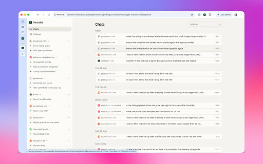 Remixlet :: Make any site work the way you want. Tell Remixlet what to change, and watch it bend the site to your will.