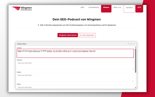 SerpX - On-SERP Analysis Tool :: Analyze SERPs directly in your browser, enrich data via APIs or crawls, and master on-SERP analysis.