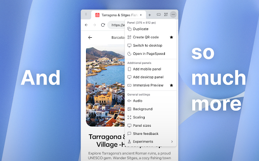 Dual Preview: Mobile View & Responsive Tester :: See mobile and desktop views side-by-side. The ultimate responsive web tester and mobile simulator for faster frontend workflows.