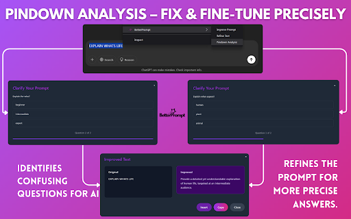 BetterPrompt :: Improve your AI prompts with one click
