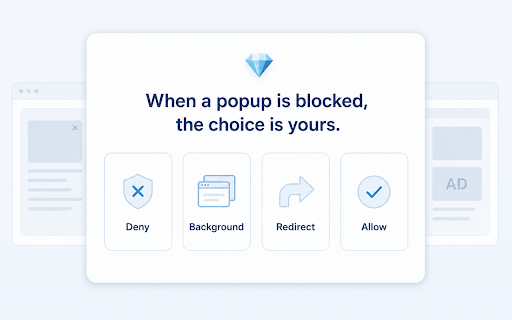 Ad Blocker Premium | no ads no popups ad blocker :: Stops pop-ups and pop-unders before they open, then lets you decide what happens. Blocks ads as pages load. Free, no account.