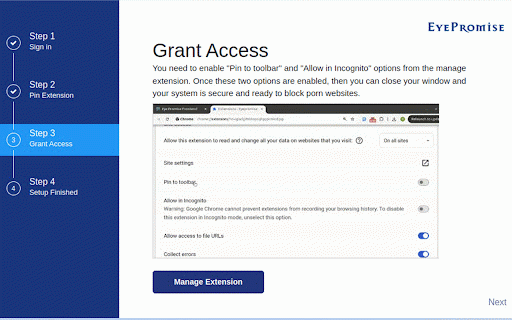 Eyepromise :: Eye Promise Porn blocker Extension