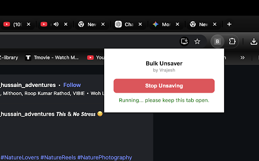 Bulk Unsaver for Insta :: Clean up your saved posts automatically.