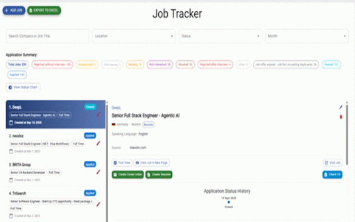 HowToAbroad Jobtracker :: A Chrome extension to track job applications on How To Abroad.