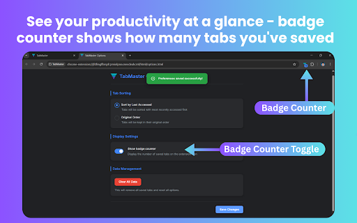 TabMaster :: Organize and manage all your browser tabs in one place. Save, restore, and share tabs with ease.