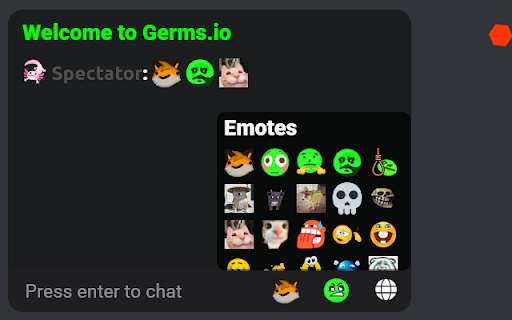 Germsfox :: Emotes, skins, themes, gameplay and moderation tools for Germs.io!