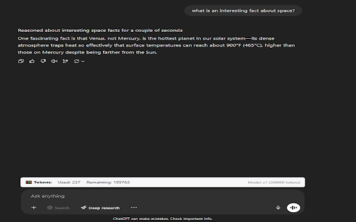 TokenScope - ChatGPT Token Counter :: Track token usage and context window space in ChatGPT. Supports all models: GPT-4o, GPT-4.5, and more.