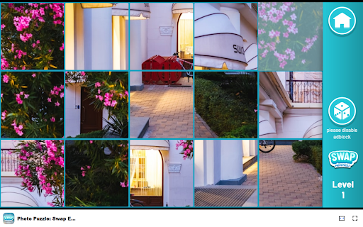 Photo Puzzle: Swap Edition - Swap to complete! :: Enjoy swapping puzzle pieces in this free offline Chrome extension with 500 levels of fun!