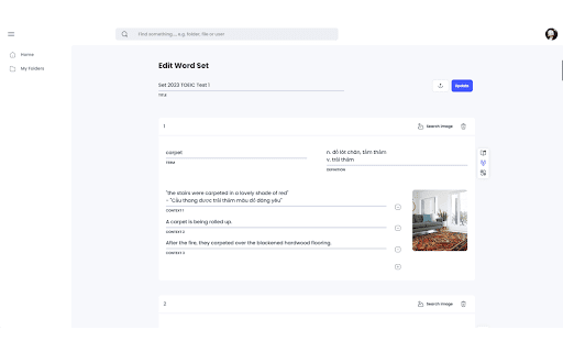 Vocab Notebook :: A simple extension to help you learn vocabulary