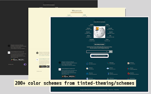 Base16 Everything :: Convert any website to base16 color schemes with smooth transitions