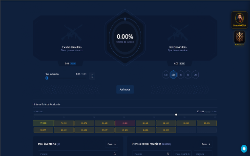 RollViewer - GordaoDAORA :: Adicione estatísticas reais, histórico do Upgrader, Case Odds e ferramentas visuais exclusivas ao site CSGO-Skins