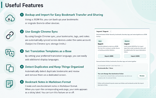 Bookson :: View and manage bookmark folders and bookmarks with tags, multi-select, drag and drop, export, and import.