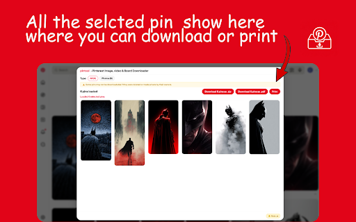 pintool : Pinterest Image, video & Board Downloader :: Download Pinterest images, videos, and entire boards effortlessly. Bulk download pins, save media, and use dark mode.
