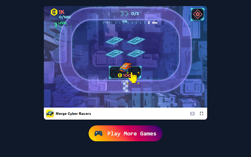 Merge Cyber Racers Game - Upgrade and Customize Your Cyber Cars! :: Experience thrilling races with Merge: a free, fast-paced browser game!