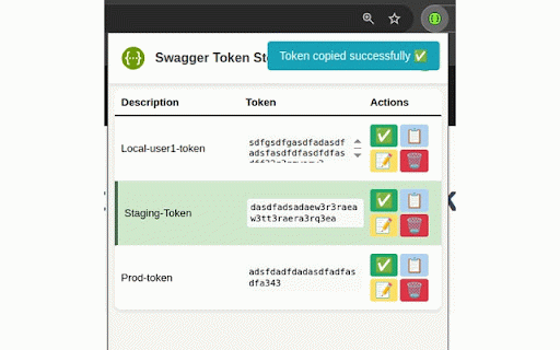 Swagger Token Store :: A productivity extension that manages and injects AuthBearer tokens into SwaggerUI with a single click—simplifying authentication.