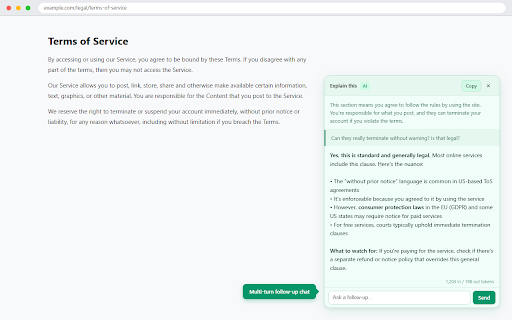DecodAI — Instant AI Text Assistant :: Highlight text, right-click, and decode it with AI — get instant explanations, summaries, and rewrites using your own API keys