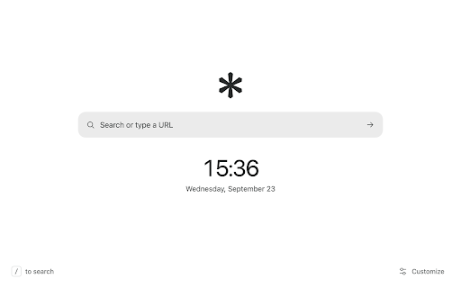 Helium New Tab :: Unofficial Helium-style new tab with 10,000+ local bangs, a clock, custom fonts and synced settings. No tracking.
