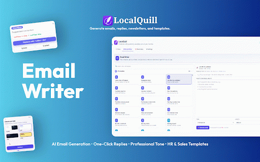 LocalQuill - Private AI Writing Assistant with Web Tools, OCR & Grammar :: Grammar, rewrites, OCR & web tools powered entirely by your own local LLM (Ollama, LM Studio, llama.cpp). No cloud, no telemetry.