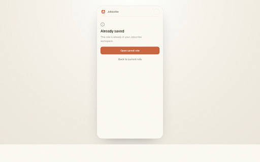 Jobscribe - Job Saver :: Save job postings from LinkedIn, Indeed, and more to Jobscribe with one click