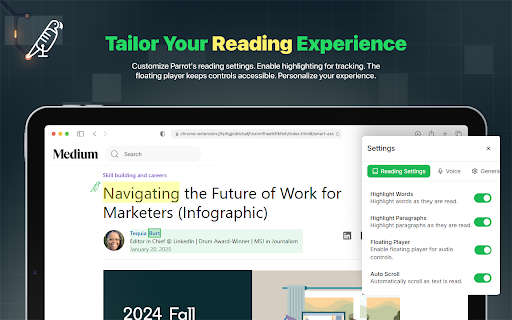 Parrot TTS :: Premium text-to-speech with natural voices