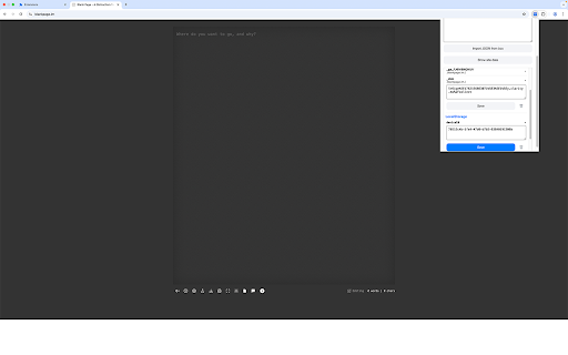 Site Data Exporter :: Export & import cookies and localStorage for the current site. 100% local processing, no data sent anywhere.
