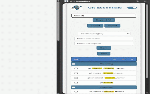 Git Essentials :: Quick access to essential Git commands.