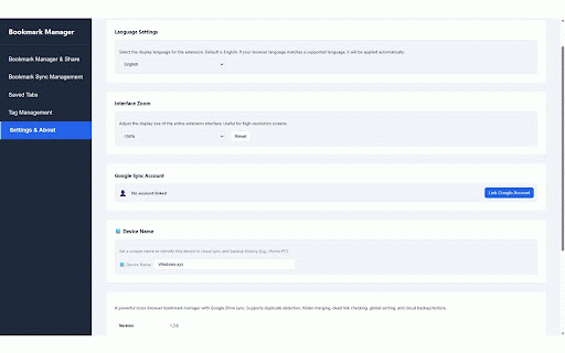 Bookmark Manager :: A powerful cross-browser bookmark manager with Google Drive sync.