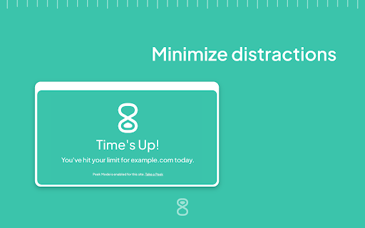 Limitless :: Create website limits, set a schedule, and use Peek Mode to effectively manage distractions.