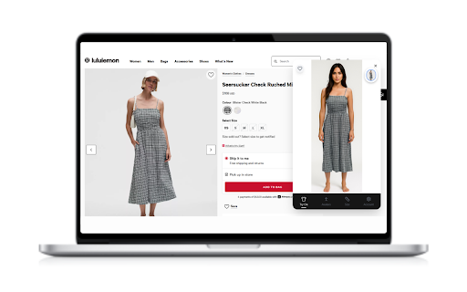 WNDWShop - Virtual Try-On :: Virtual try-on extension that helps you visualize clothes on your avatar while shopping online.