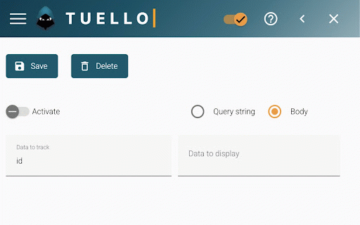 Tuello :: Intercept and modify HTTP Requests, Track ressources, search elements and record and replay user's browser actions