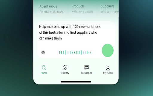 Accio - Alibaba.com AI Agent :: Accio — Ask anything about B2B, find suppliers & inspiration.