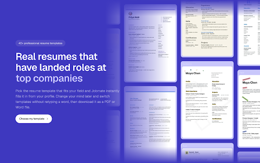 Jobmate: AI Job Search, Autofill & Auto-Apply :: The AI agent that job hunts with you: find jobs, auto-apply, autofill forms, reach hiring managers, build AI resumes, track it all.
