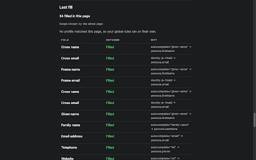 FieldFiller :: Fill every form control on a page with plausible dummy data in one action.