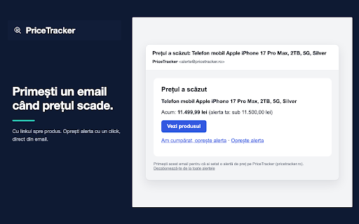 PriceTracker :: Vezi istoricul prețurilor și compară ofertele magazinelor online din România, direct pe pagina produsului.