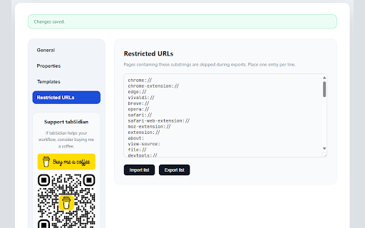 tabSidian :: A browser extension to summarize open tabs into Obsidian markdown files.