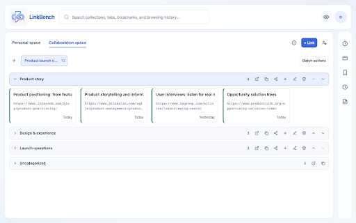 LinkBench :: Find links, revisit your browsing, and keep personal notes in your Chrome new tab.