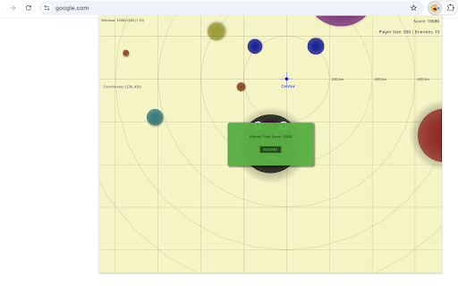 Bubble Eater :: Score by eating small bubbles but dodging the big ones!