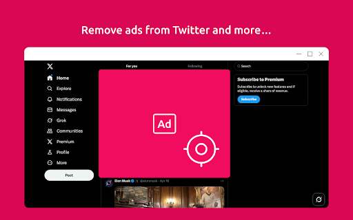 Adblock Pro :: Block ads, pop-ups and intrusive trackers on YouTube, Facebook, and all websites!