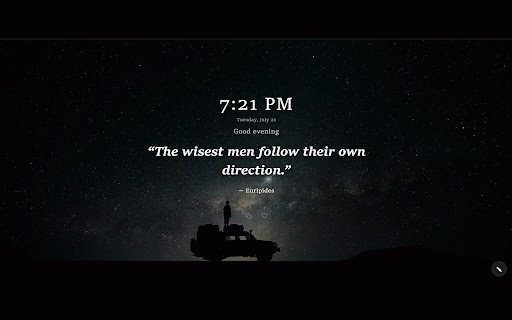 MotivTab: Motivational Quotes for New Tab :: A lightning fast, zero data extension that replaces your new tab with motivational quotes. Fast, beautiful, and customizable.
