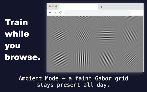 ClearSight — Vision Training & Eye Exercises :: Gabor patch vision training & eye exercises for screen fatigue, eye strain & convergence. 20-20-20 reminders. Free to start.