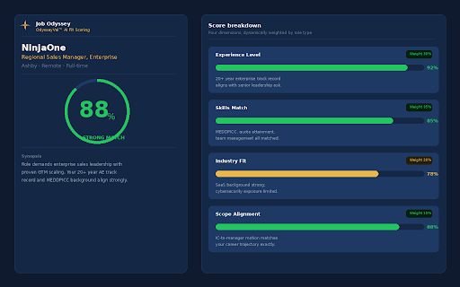 Job Odyssey Capture :: Capture any job posting to Job Odyssey — auto-detects job pages and prompts you to save.