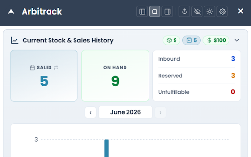 Arbitrack :: Send Amazon products to your Arbitrack Lead Bank and track price targets — right from the product page.