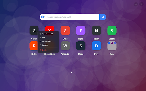 IzzI Speed Dial :: A speed dial new tab. Your own icons, folders and pages, stored on your machine. No tracking, no CDN, no affiliate links.