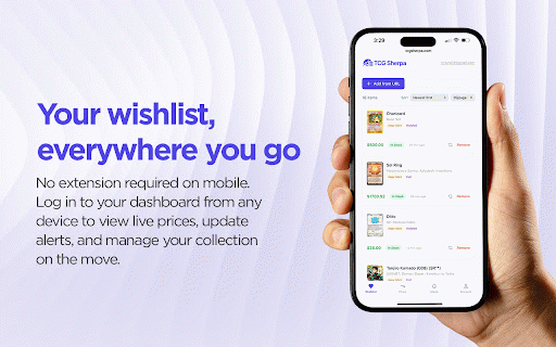 TCG Sherpa :: Your TCGPlayer companion. Save items to your wishlist, track prices, and get email alerts when cards drop or come back in stock.