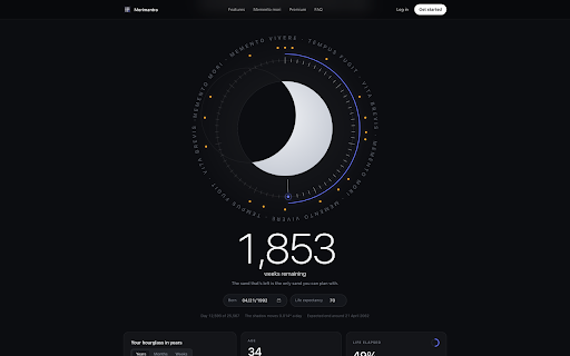 Morimantra New Tab :: A calm daily launchpad on every new tab: clock, search, daily mantra and scenery, weather, and your next task.