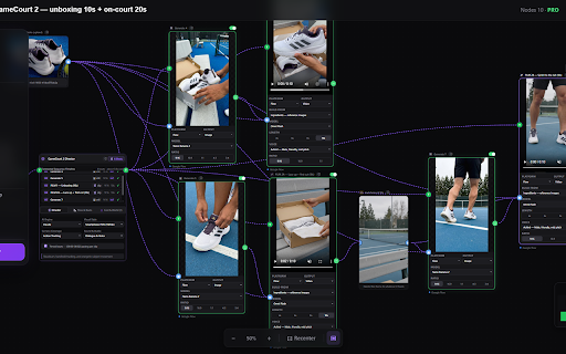 AutoFlow Studio — Node Workflows for AI Video :: Visual node workflows that automate multi-step AI video generation in your browser. Independent tool, no affiliation.