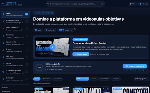 Pulso Social: Engajador Automático para Facebook :: Like e comentários automáticos em grupos do Facebook